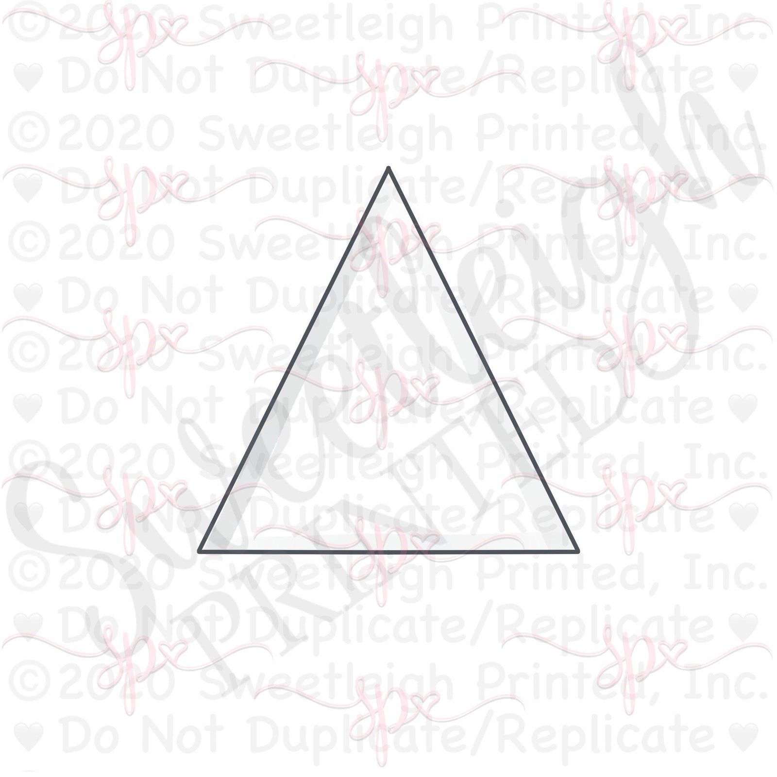 Triangle Cookie Cutter - Sweetleigh 