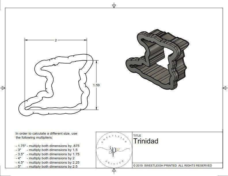 Trinidad Cookie Cutter - Sweetleigh 