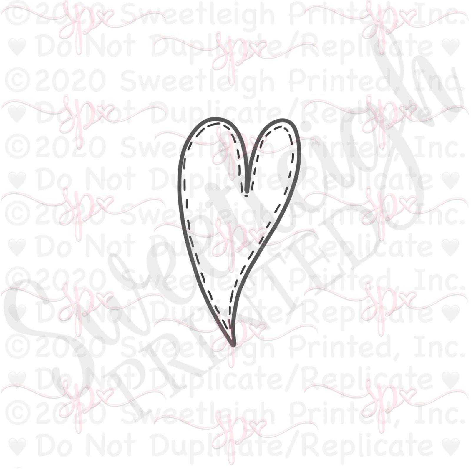 Trio Whimsical Heart Cookie Cutter - Sweetleigh 