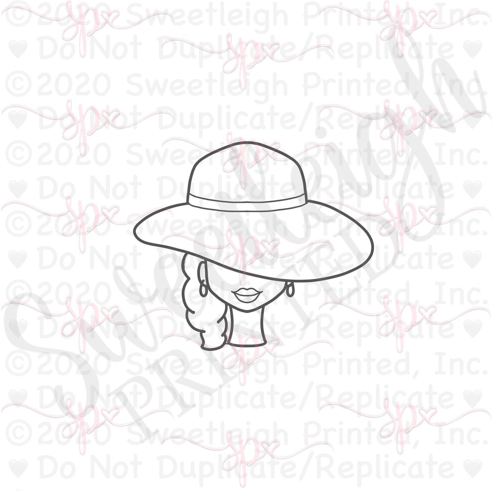 Tropical Girl Cookie Cutter - Sweetleigh 