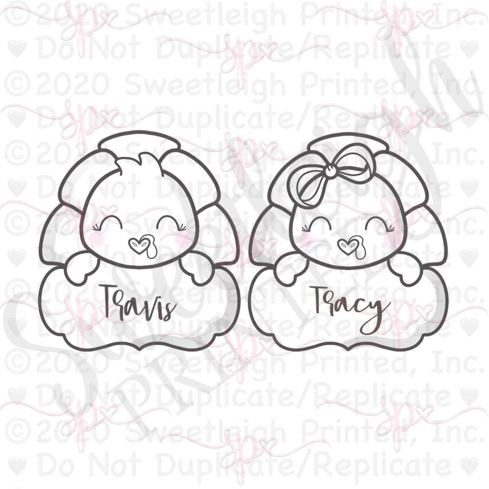 Turkey Plaque 2021 Cookie Cutter - Sweetleigh 