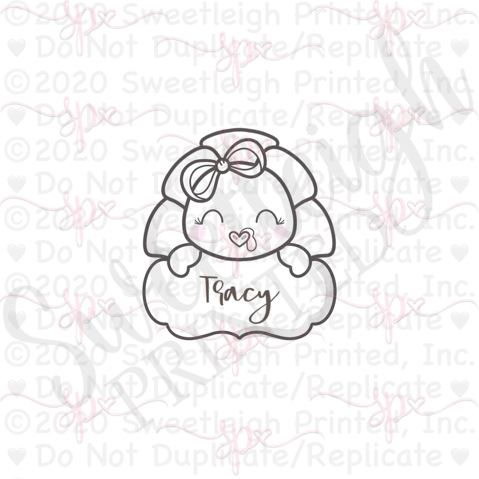 Turkey Plaque 2021 Cookie Cutter - Sweetleigh 