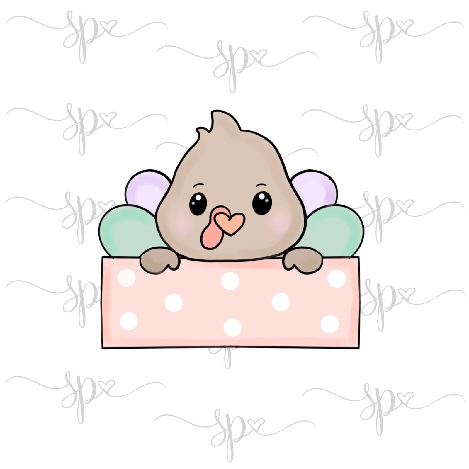 Turkey Plaque Cookie Cutters - Sweetleigh 