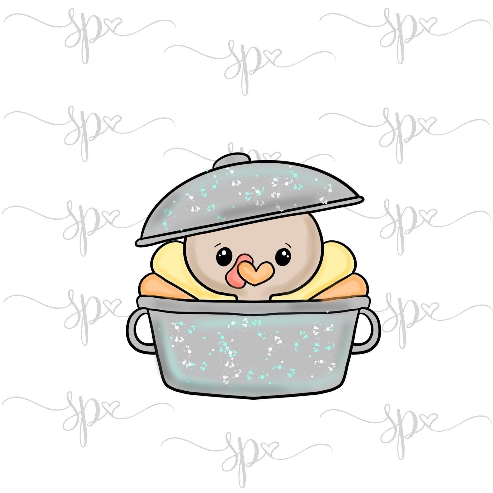 Turkey Pot Cookie Cutter - Sweetleigh 