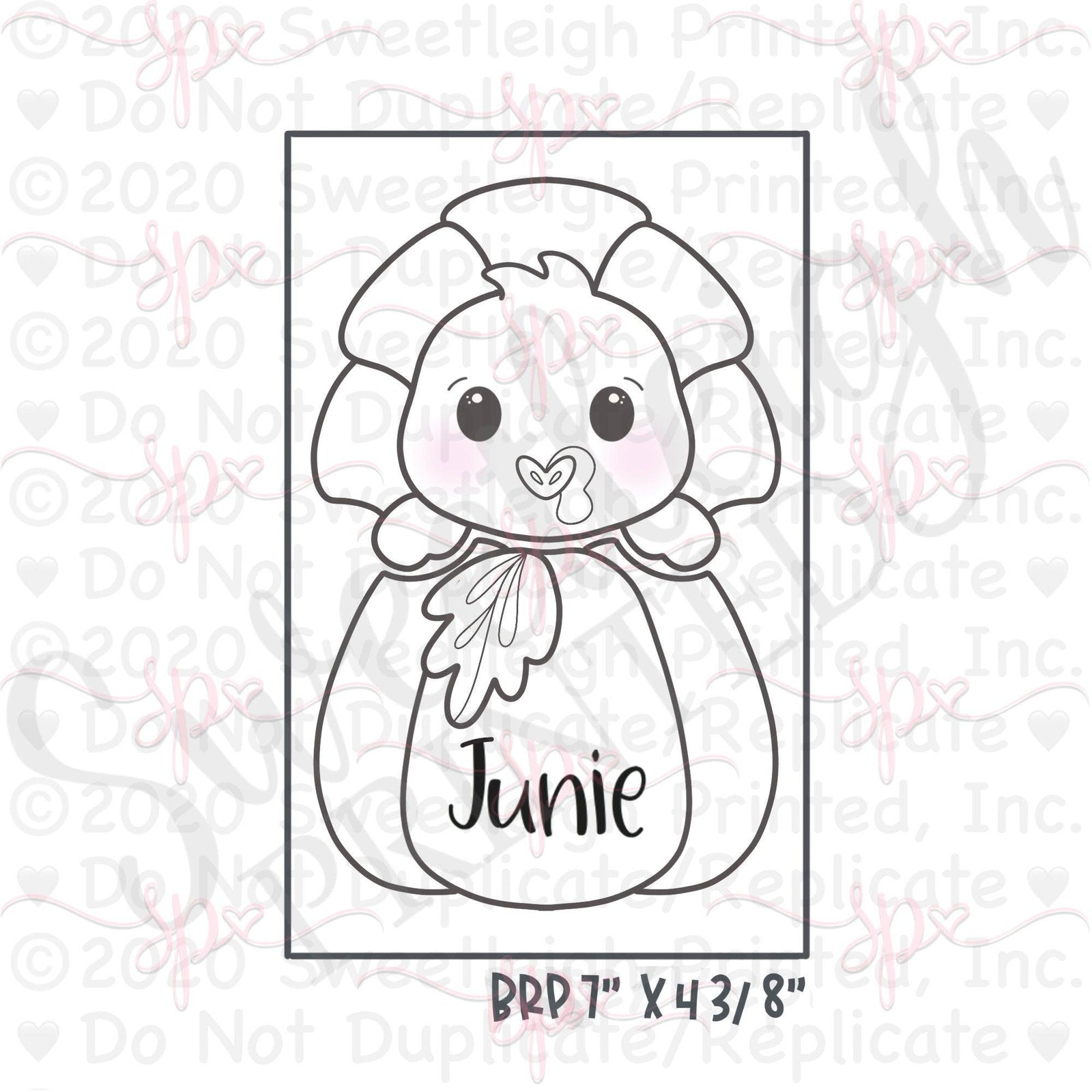 Turkey Pumpkin Cookie Cutter Set - Sweetleigh 