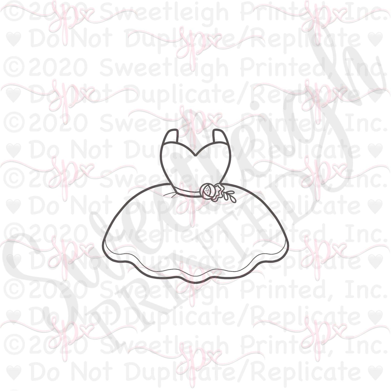 Tutu 2 Cookie Cutter - Sweetleigh 