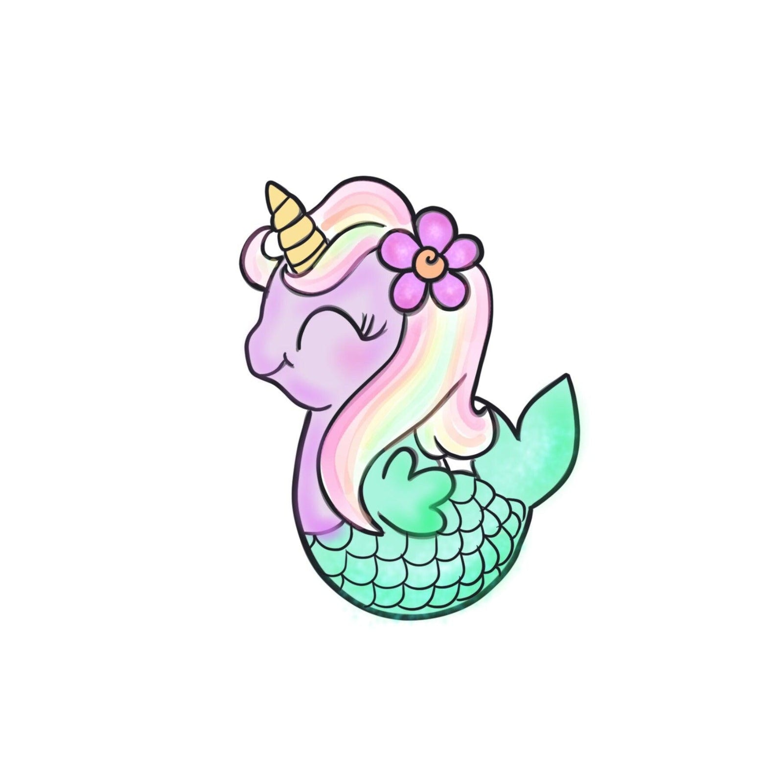 Uni-Seahorse Cookie Cutter - Sweetleigh 