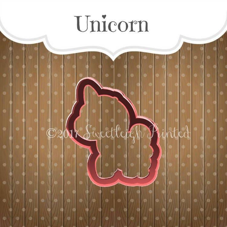 Unicorn Cookie Cutter - Sweetleigh 