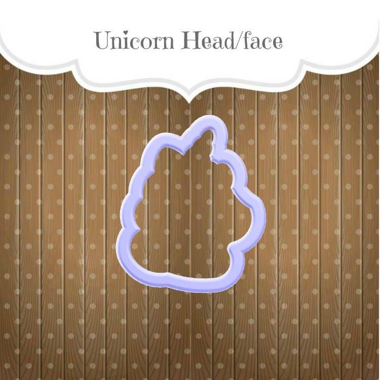 Unicorn Head Cookie Cutter - Sweetleigh 
