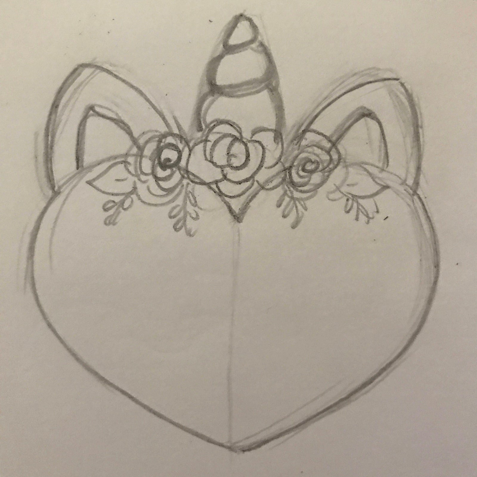 Unicorn Heart Cookie Cutter - Sweetleigh 