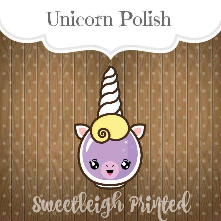 Unicorn Polish Cookie Cutter - Sweetleigh 