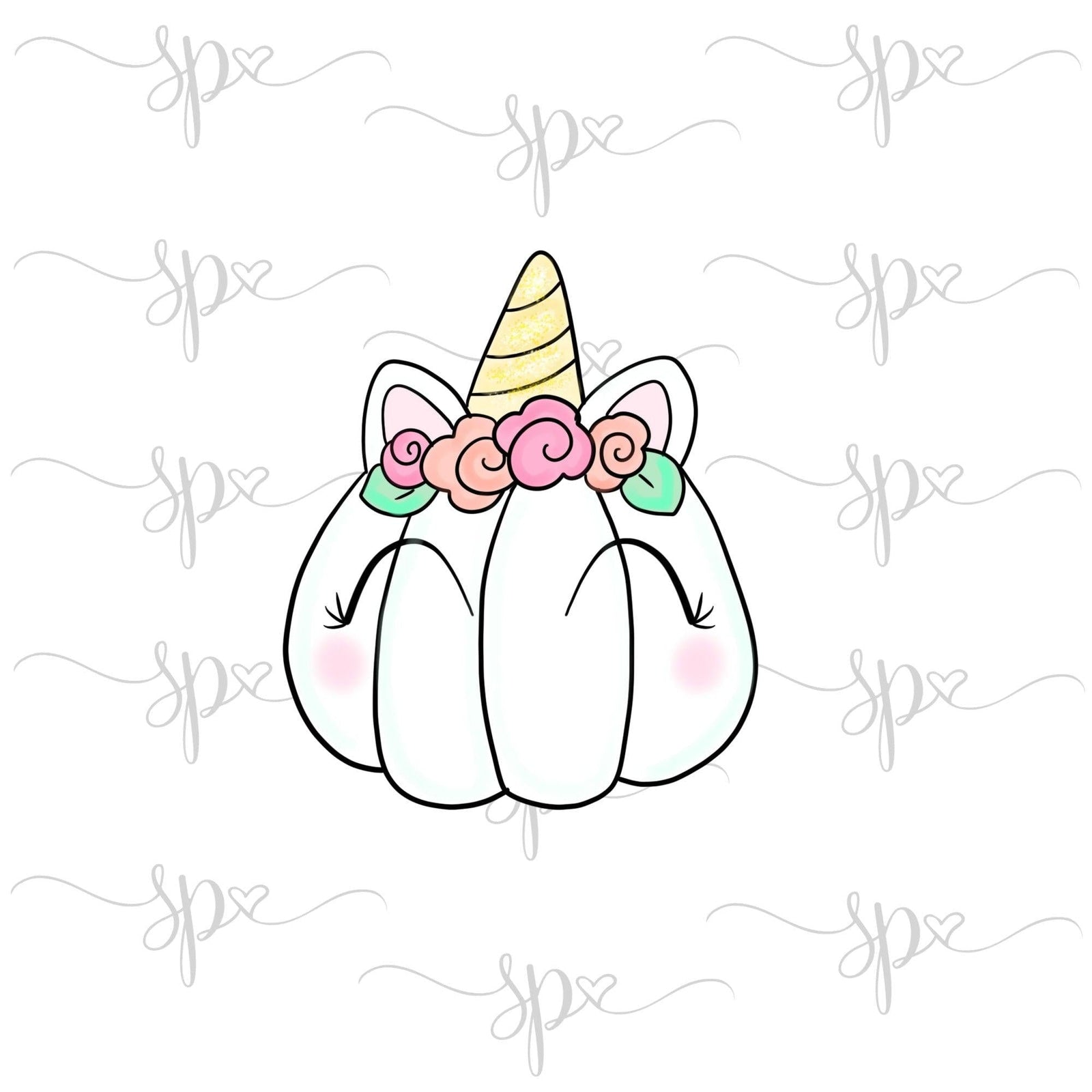 Unicorn Pumpkin 1 Cookie Cutter - Sweetleigh 