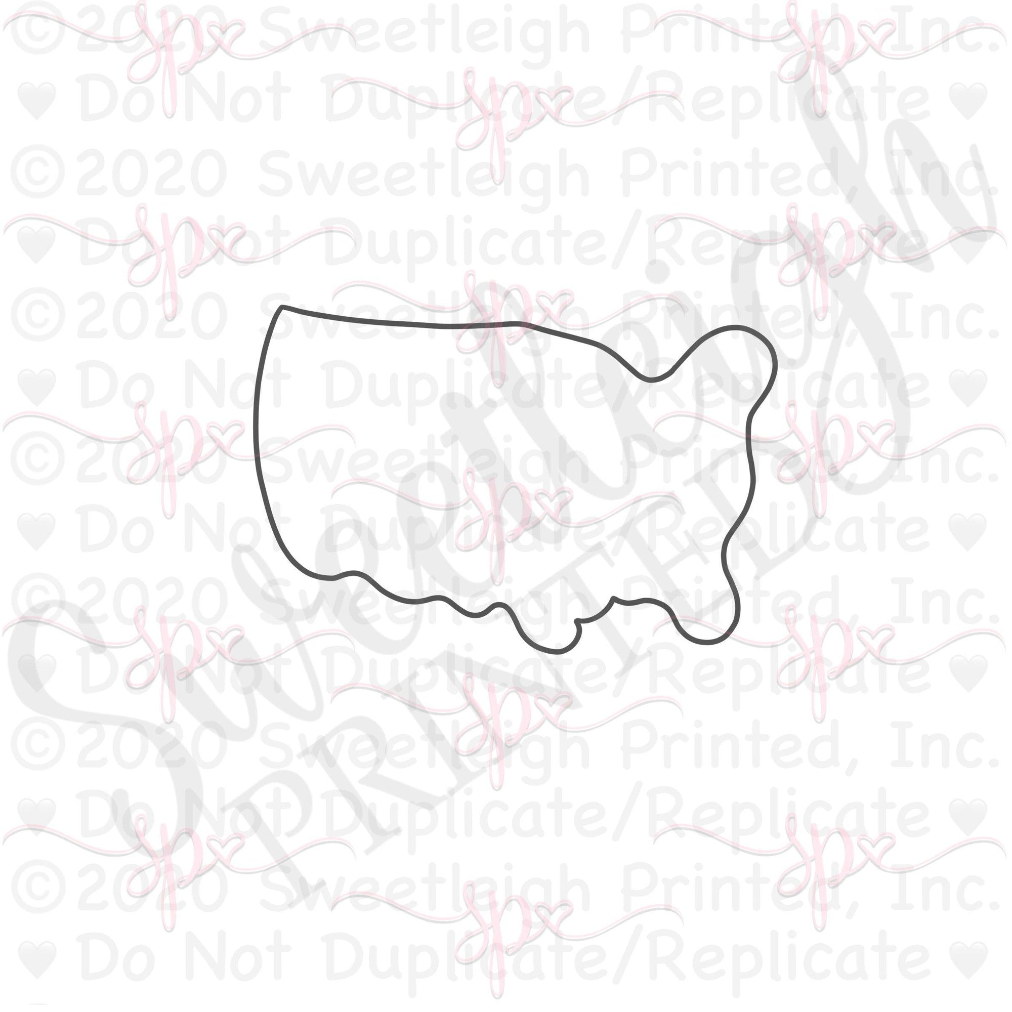 United States Cookie Cutter - Sweetleigh 