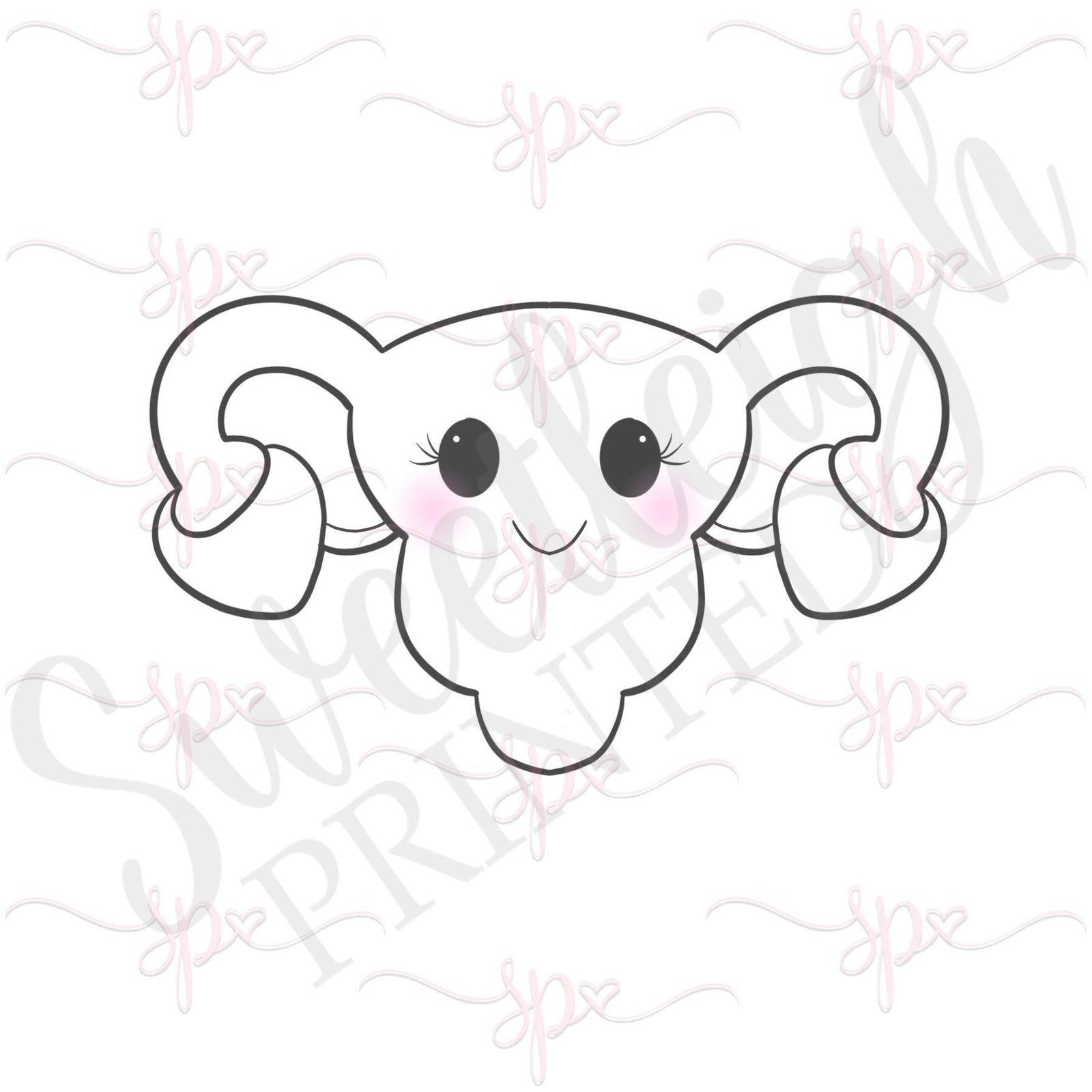 Uterus Cookie Cutter - Sweetleigh 