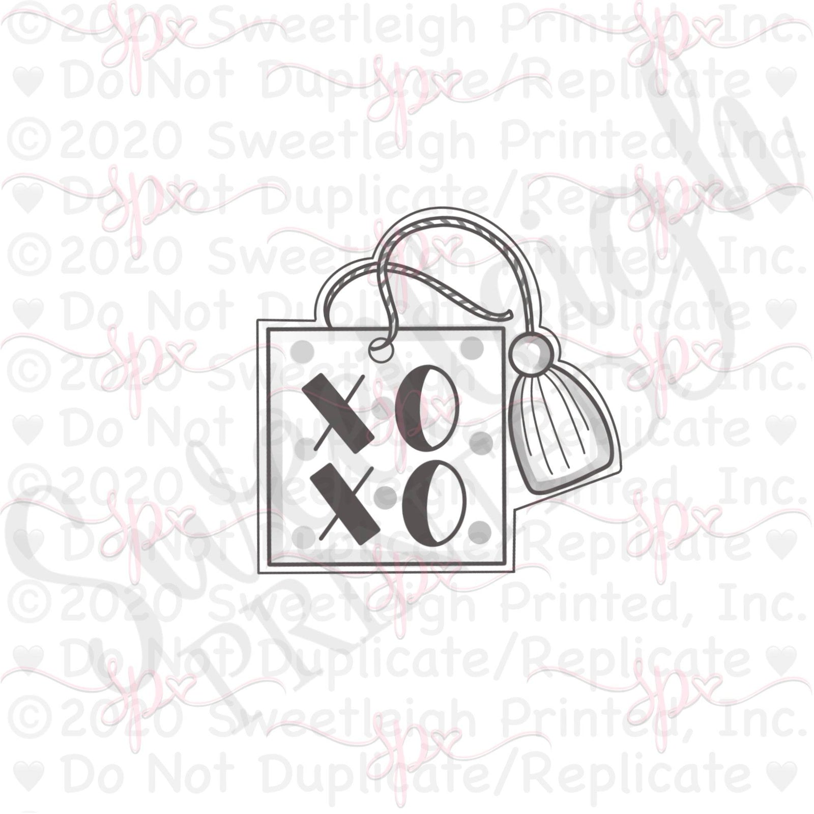 Valentine's Gift Tag Cookie Cutter - Sweetleigh 