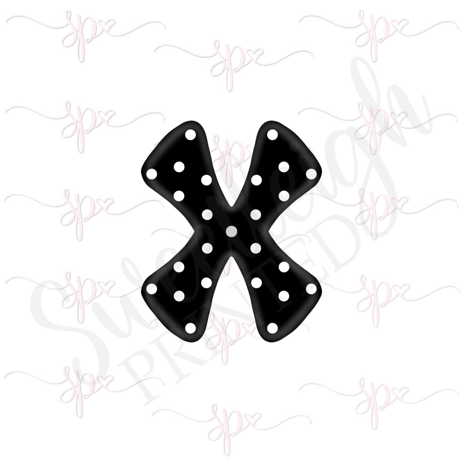 Valentine's Letter X Cookie Cutter - Sweetleigh 