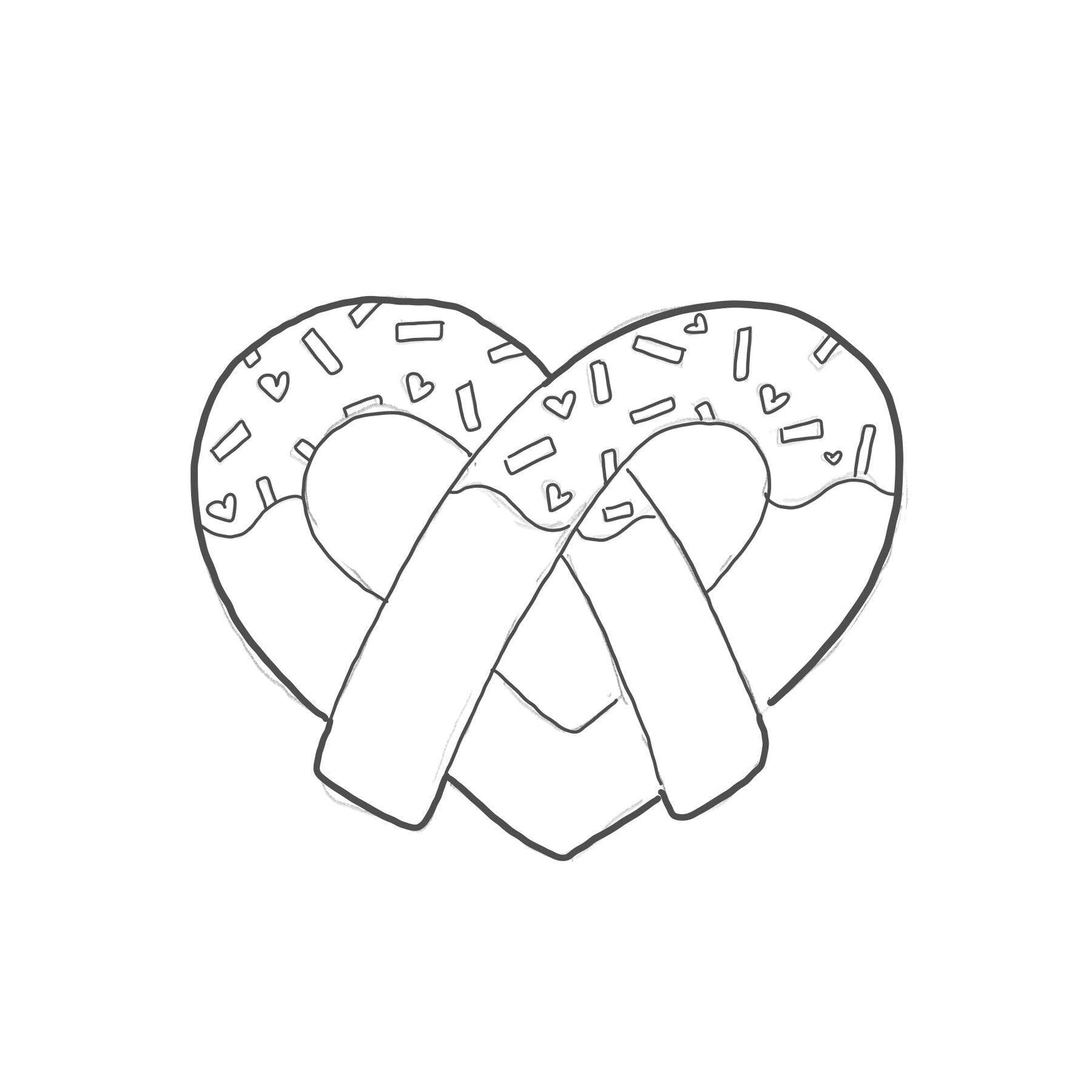 Valentine's Pretzel Cookie Cutter - Sweetleigh 
