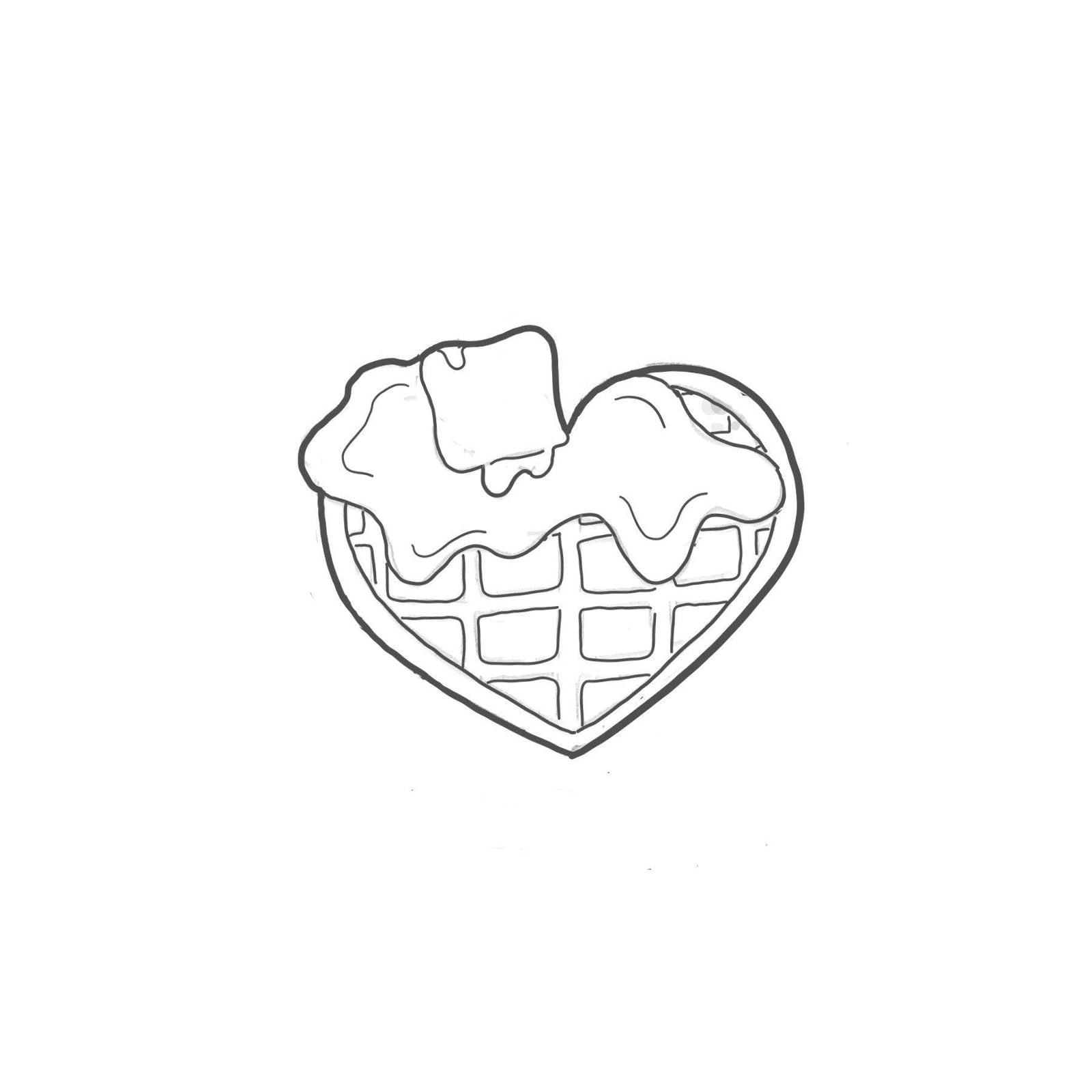 Valentine's Waffle Cookie Cutter - Sweetleigh 