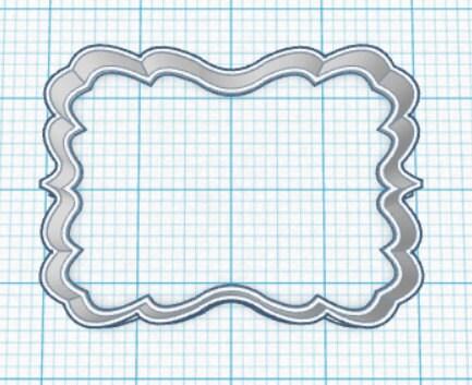 Vanilla Plaque Cookie Cutter - Sweetleigh 