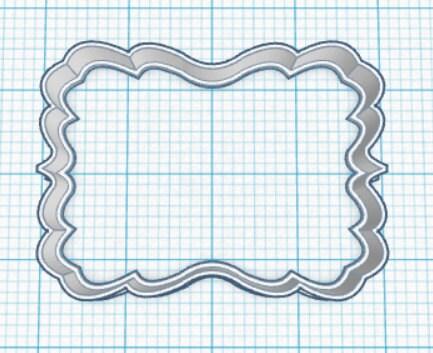 Vanilla Plaque Cookie Cutter - Sweetleigh 