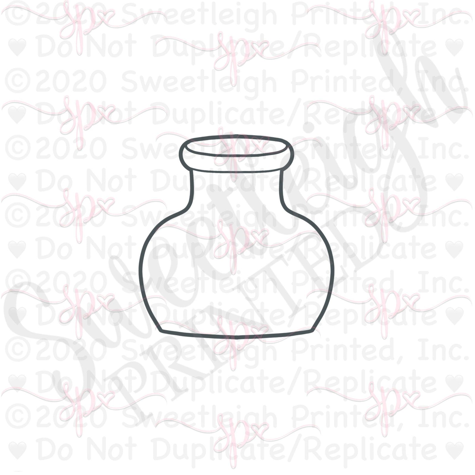 Vase Cookie Cutter - Sweetleigh 