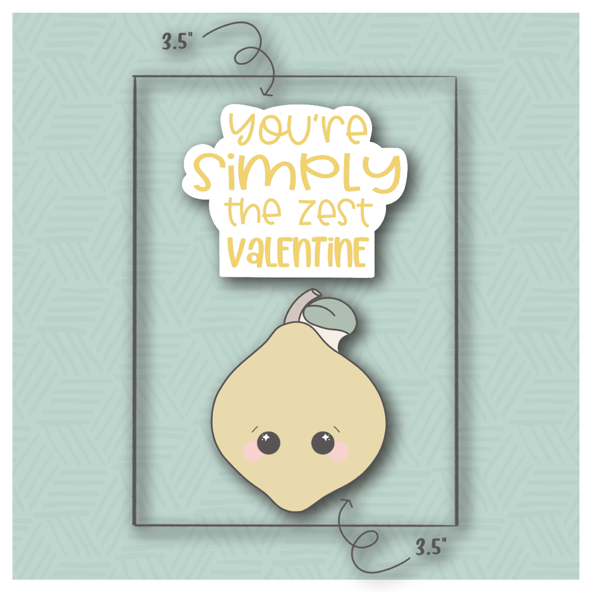 You&#39;re Simply the Zest 2 Piece Cookie Cutter Set