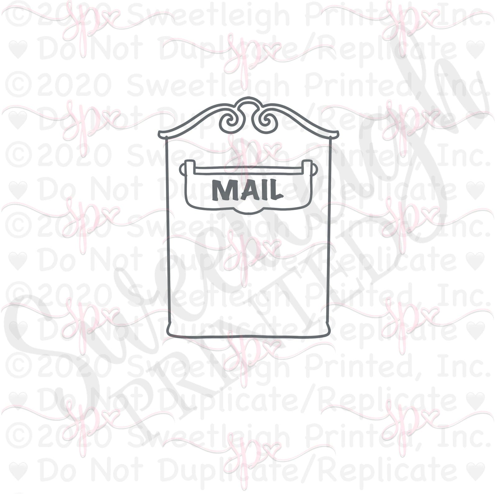 Vintage Mailbox Cookie Cutter - Sweetleigh 