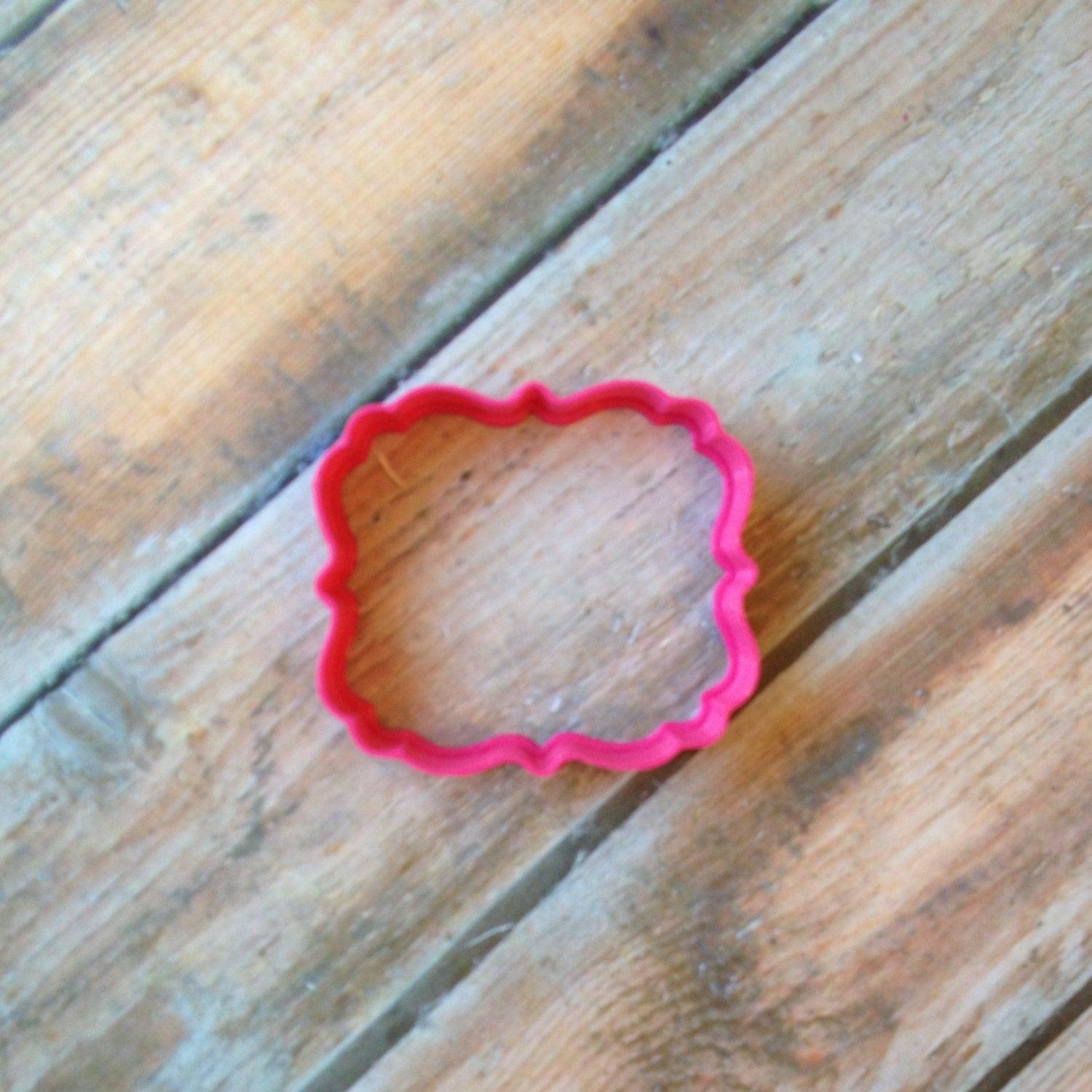 Vintage Plaque Cookie Cutter - Sweetleigh 