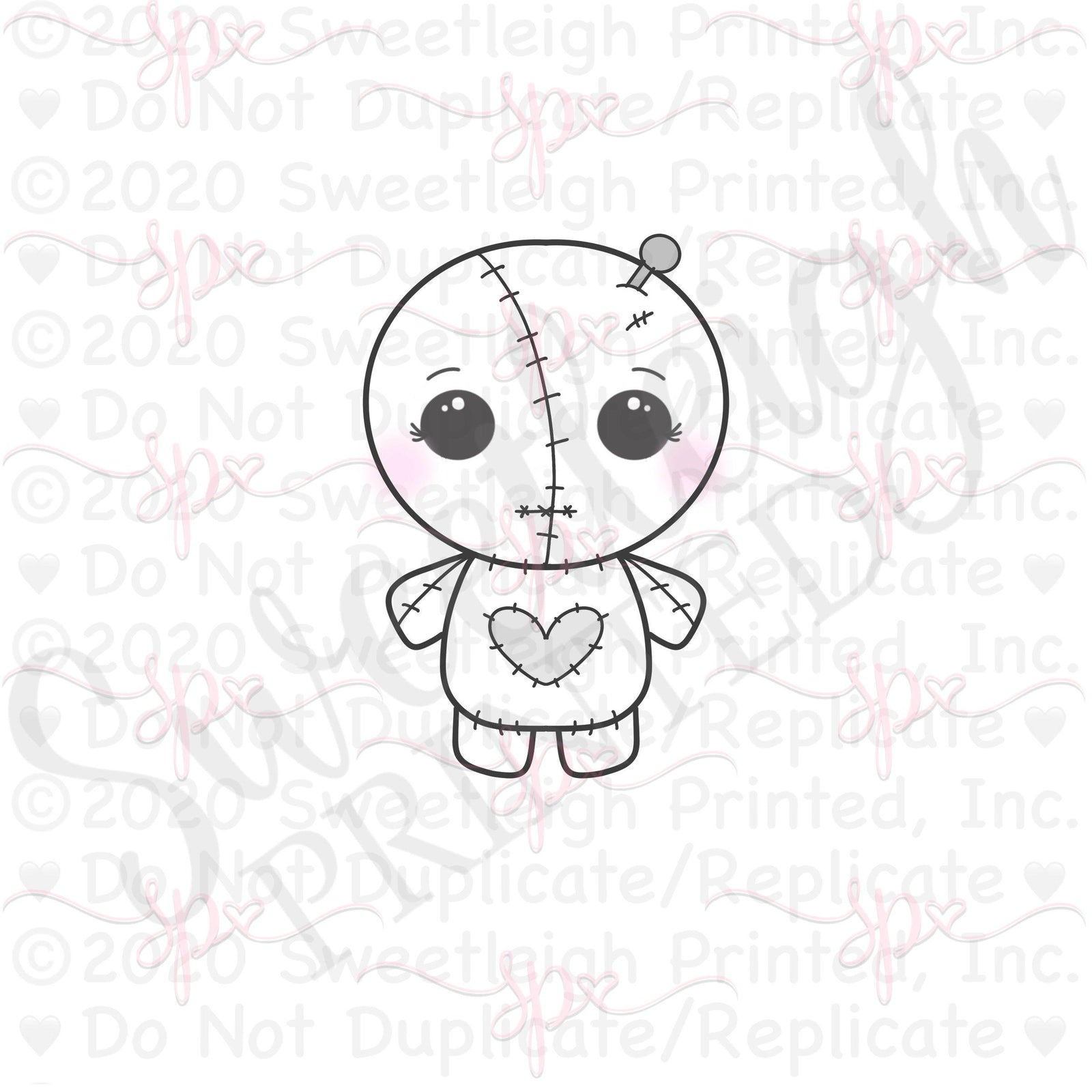 Voodoo Doll Cookie Cutter - Sweetleigh 