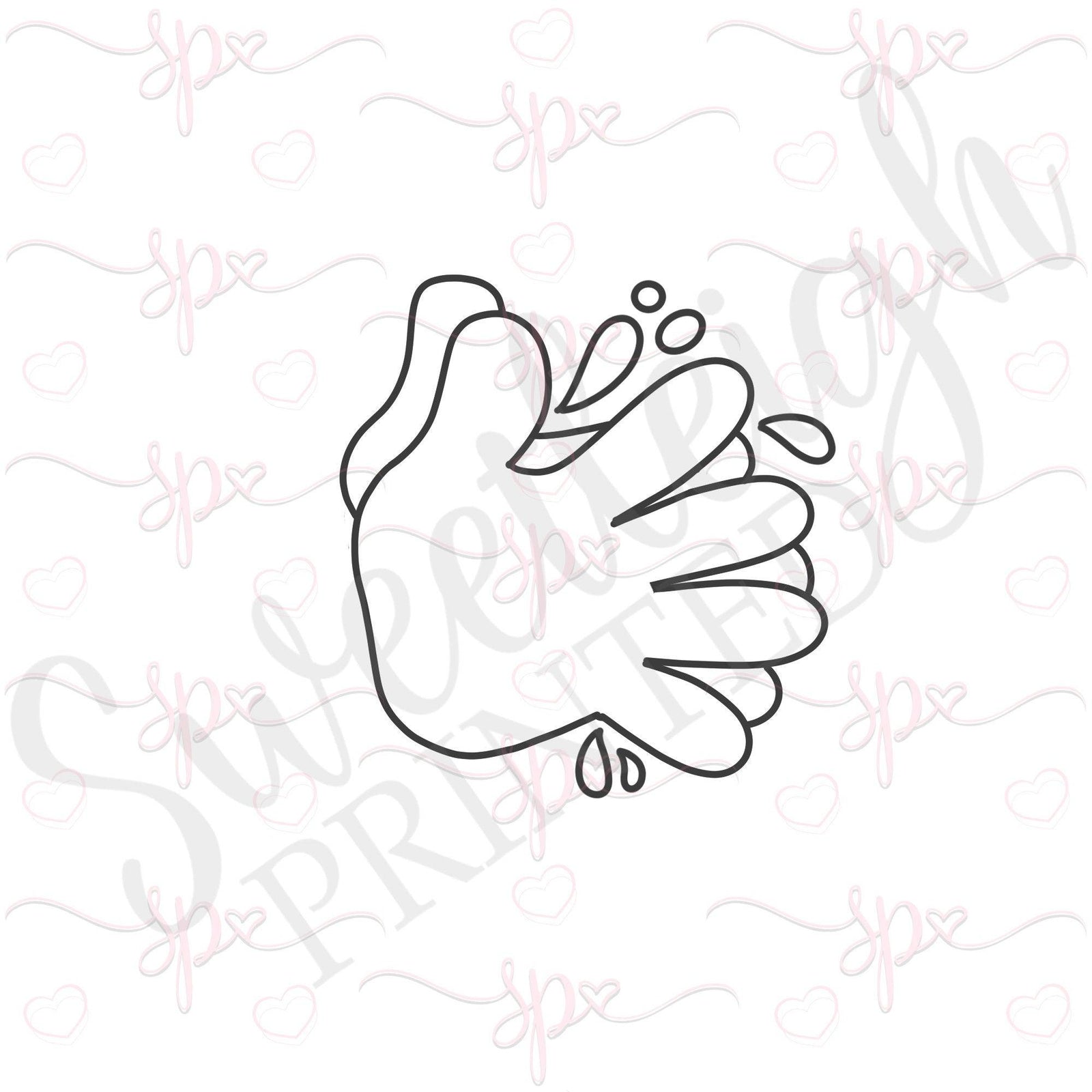Washing Hands Cookie Cutter - Sweetleigh 