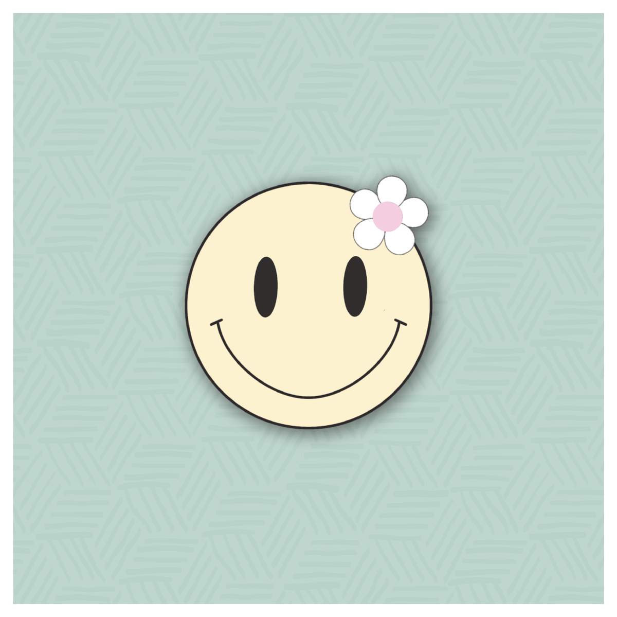 Daisy Smiley Cookie Cutter