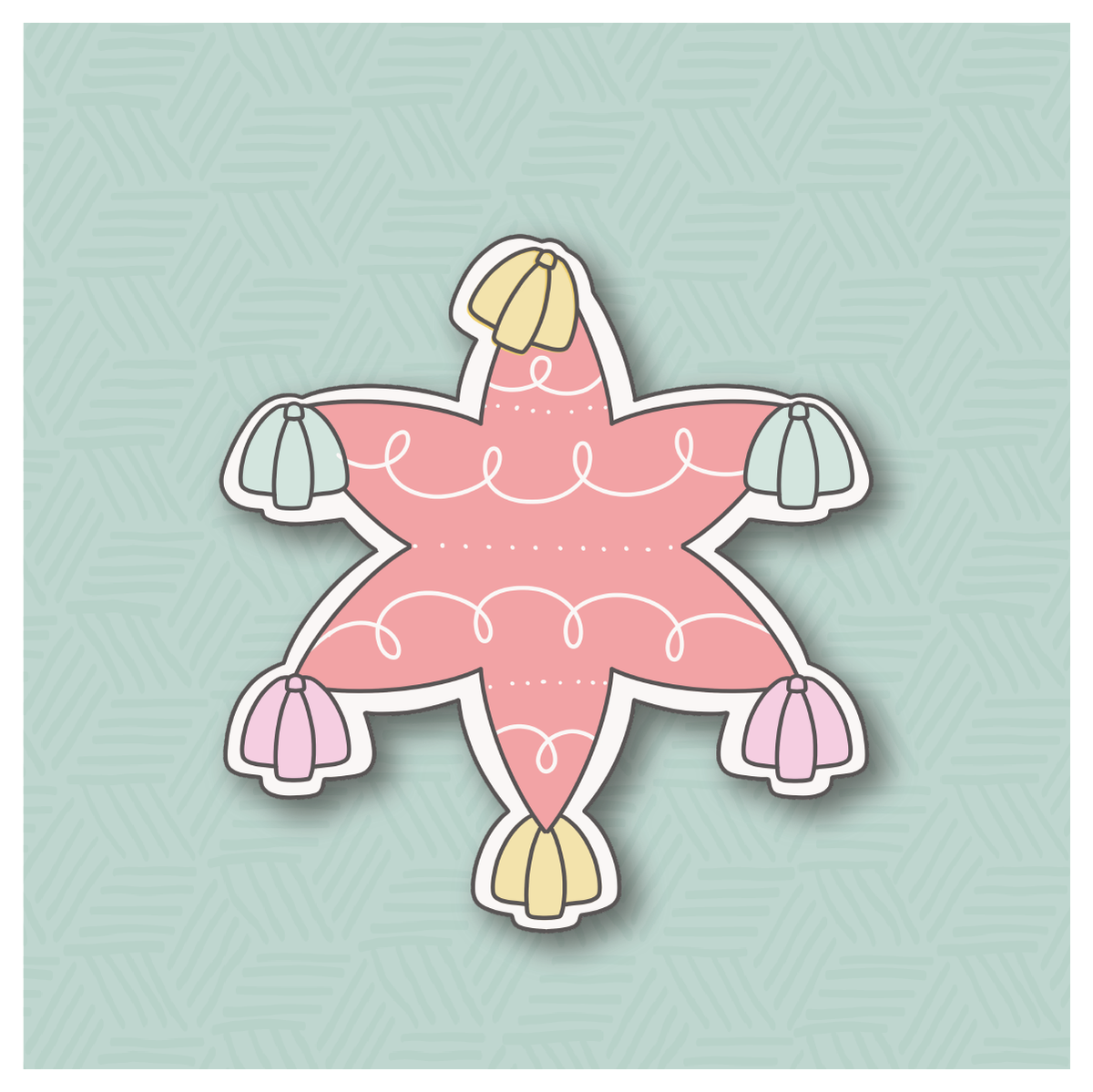 Star Piñata Cookie Cutter