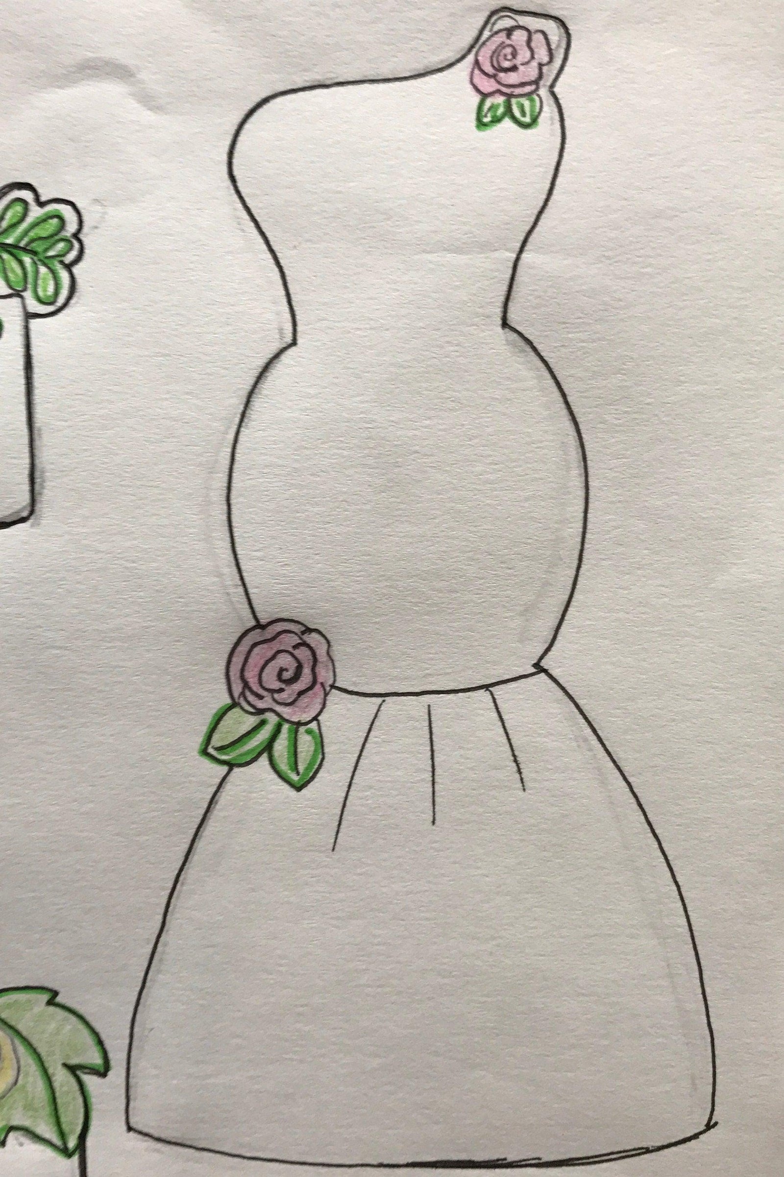 Wedding Dress 6 Cookie Cutter - Sweetleigh 