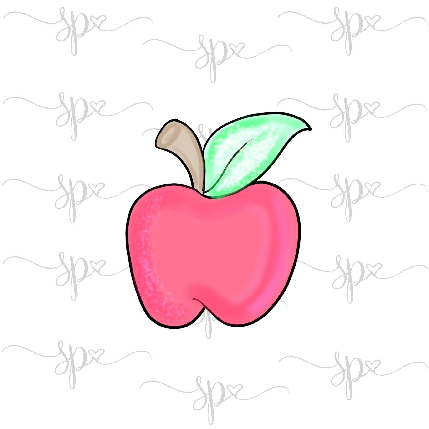 Whimsy Apple Cookie Cutter - Sweetleigh 
