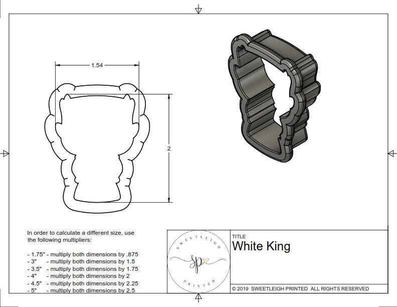 White King Cookie Cutter - Sweetleigh 