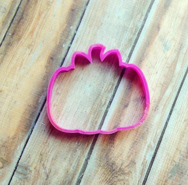 Wide Girly Pumpkin 2015 Cookie Cutter - Sweetleigh 