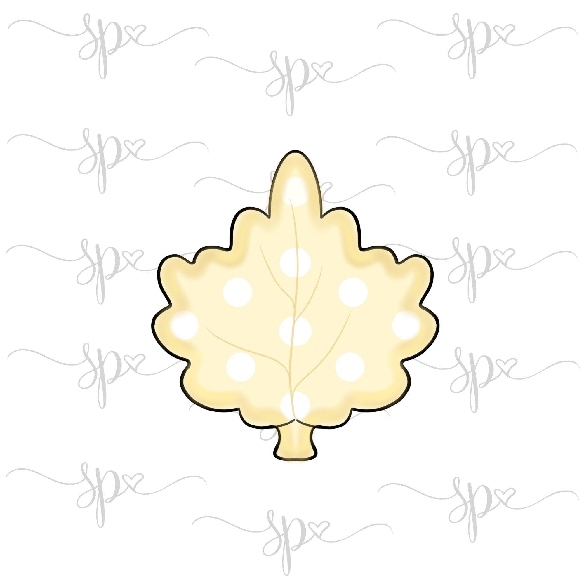 Wide Leaf Cookie Cutter - Sweetleigh 
