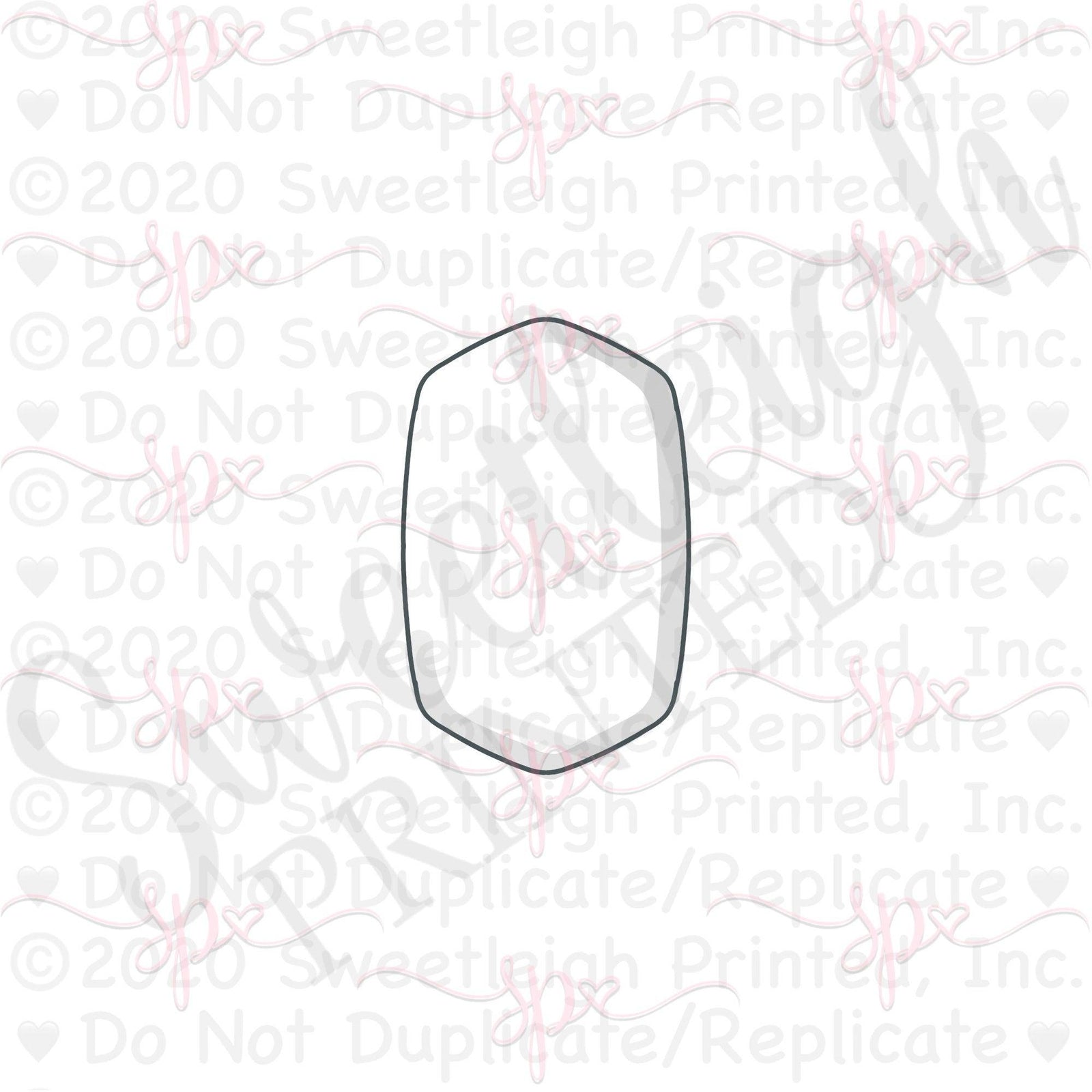 Willow Plaque Cookie Cutter - Sweetleigh 