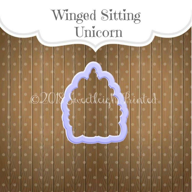 Winged Unicorn Cookie Cutter - Sweetleigh 