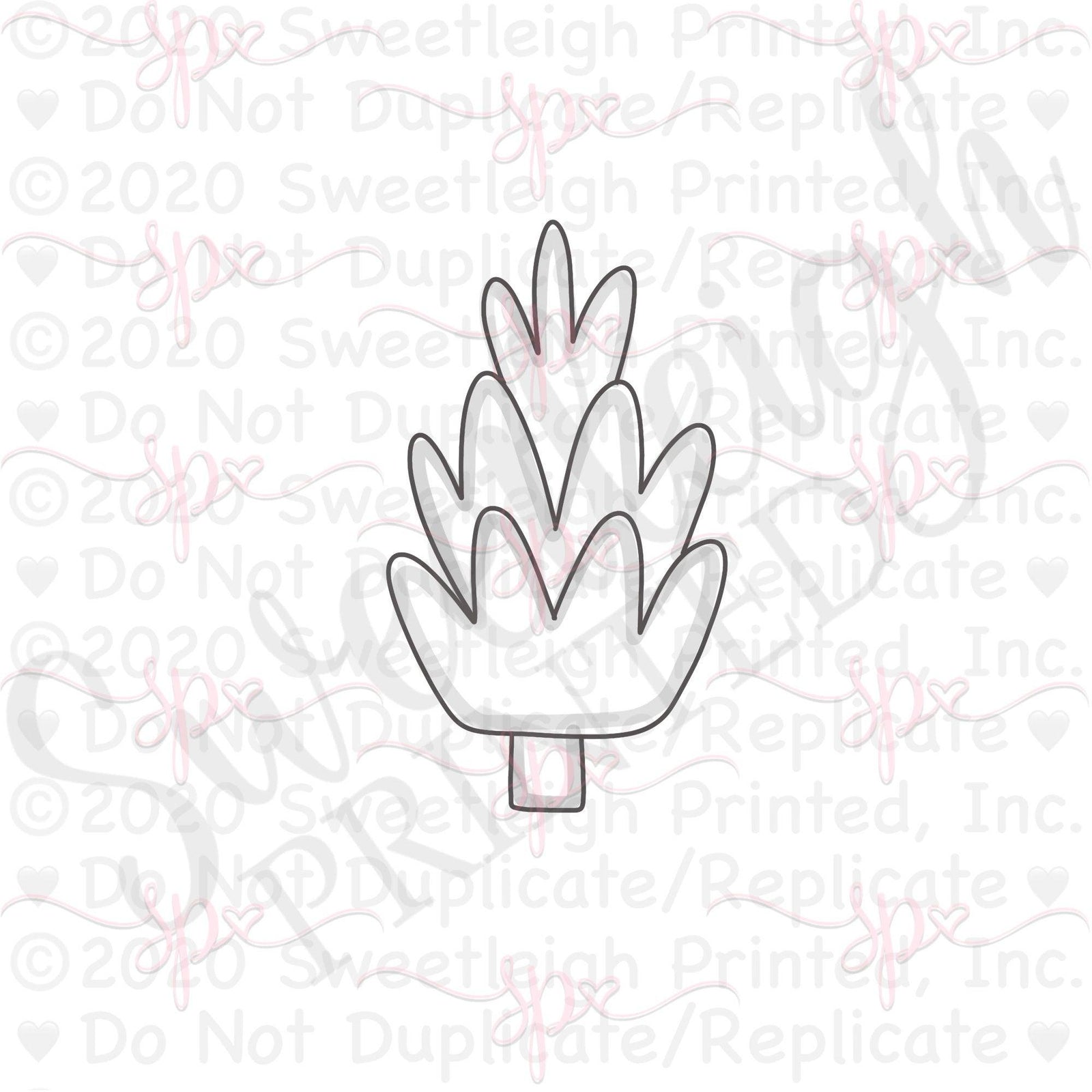 Winter Tree 2 Cookie Cutter - Sweetleigh 