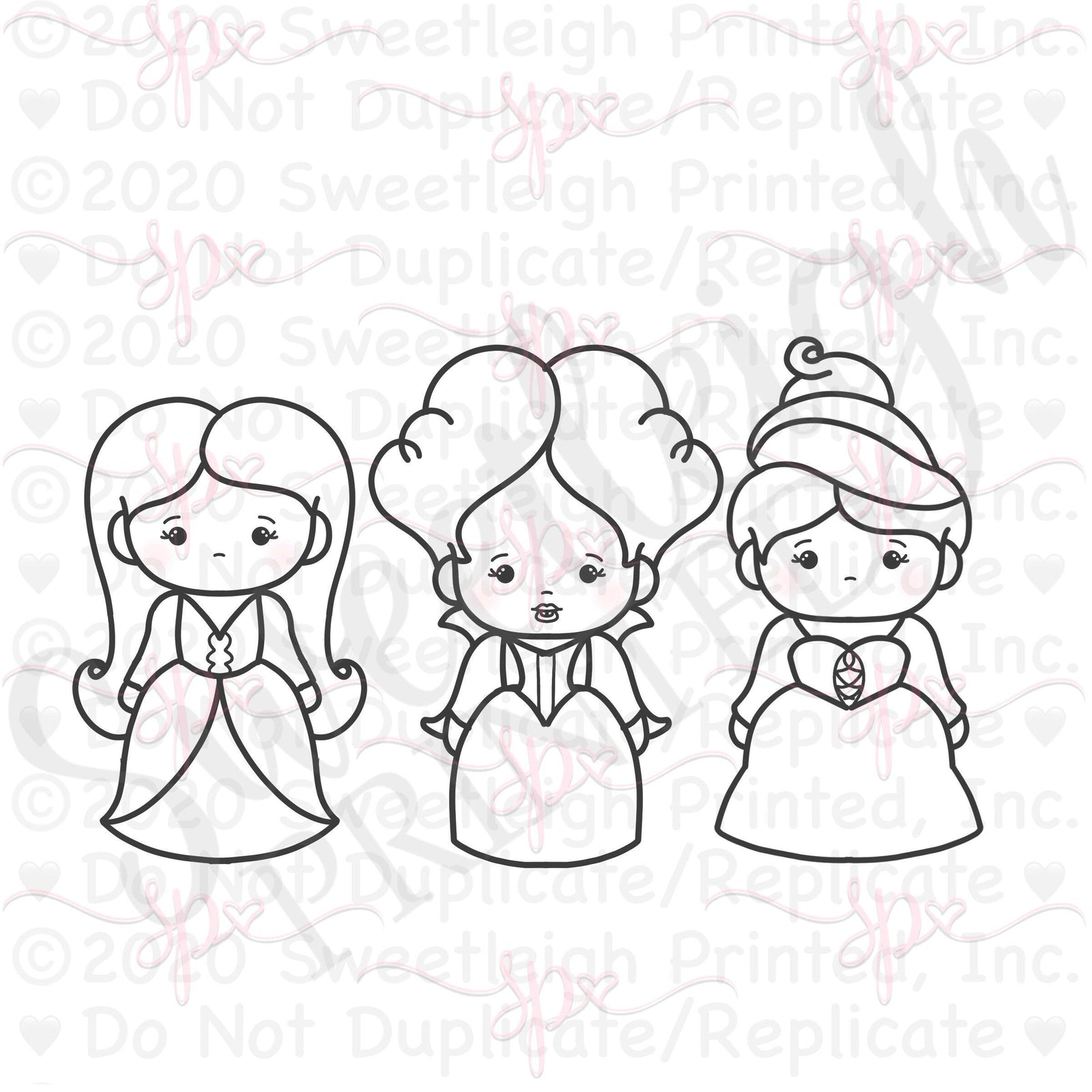 Witch Sister Cookie Cutters - Sweetleigh 