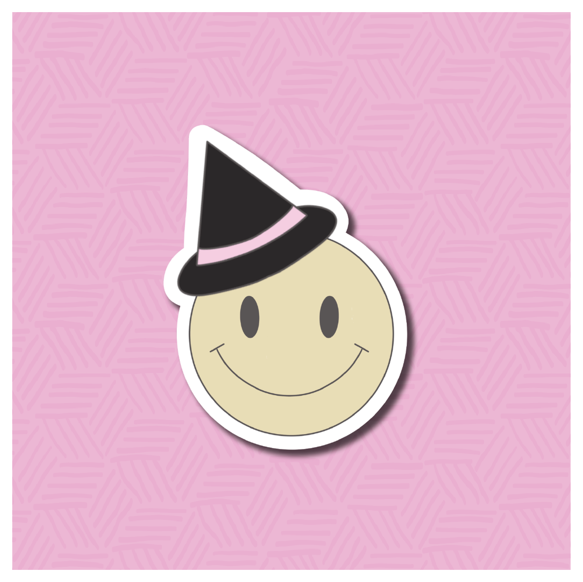 Witch Happy Face Digital Sticker File