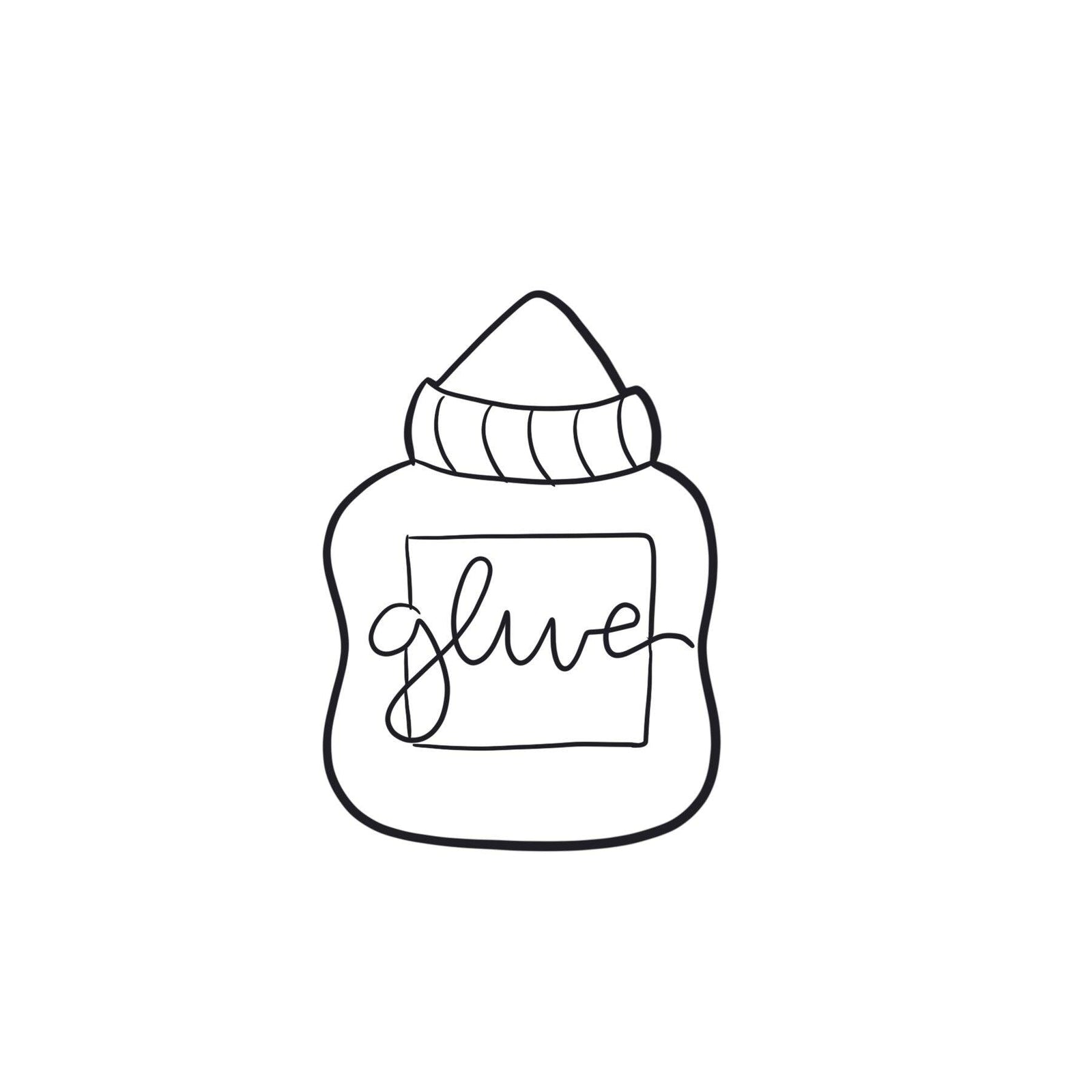 Wonky Glue Bottle Cookie Cutter - Sweetleigh 