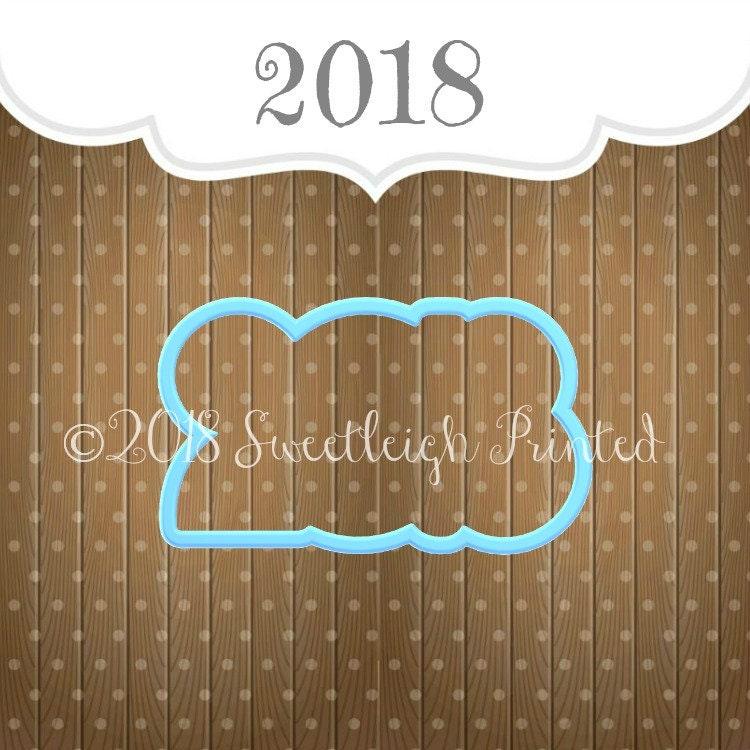 Year 2018 Cookie Cutter - Sweetleigh 