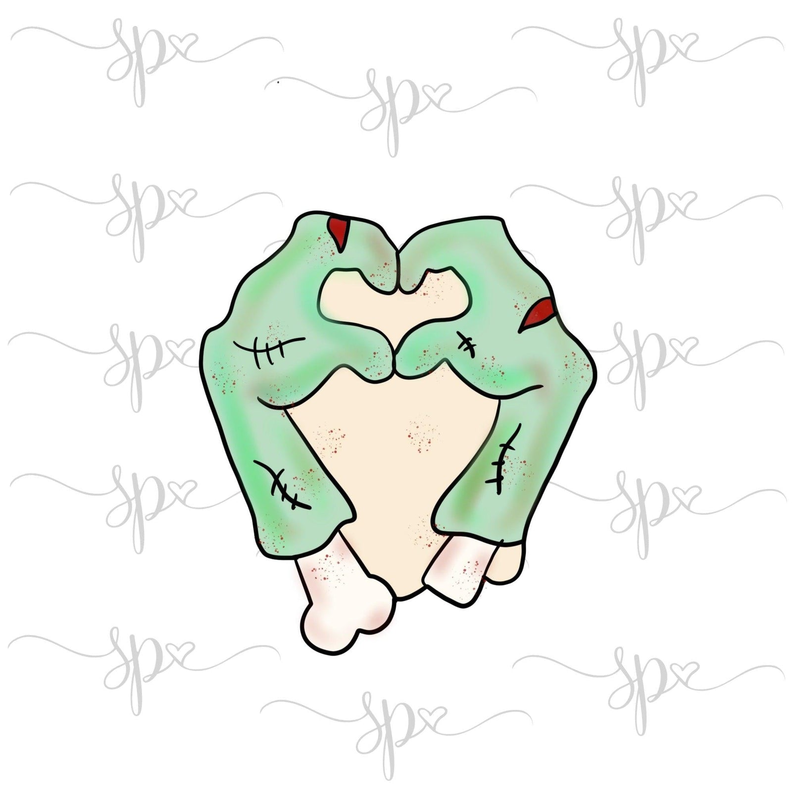 Zombie Hands Cookie Cutter - Sweetleigh 
